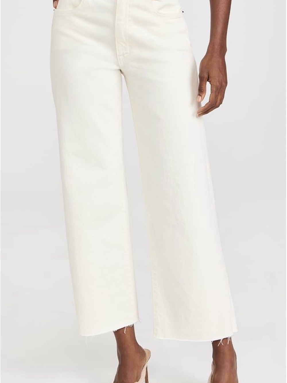 SLVRLAKE white Grace crop jeans 27 $279 worn once.